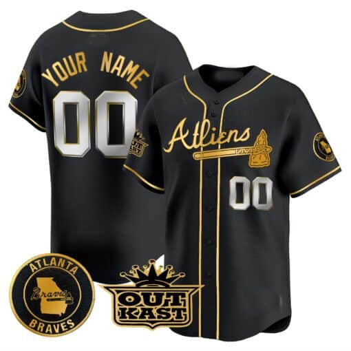 Custom ATL Baseball Shirt Top