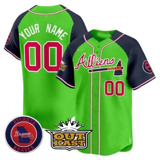 Custom ATL Baseball Shirt Top