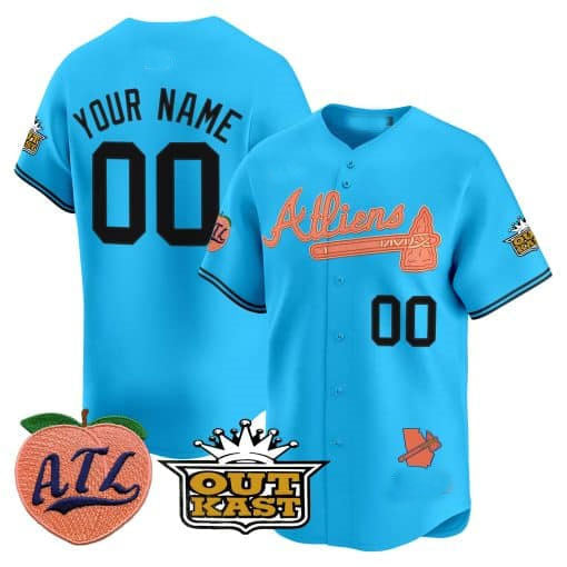 Custom ATL Baseball Shirt Top