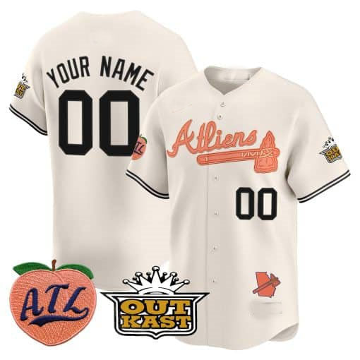 Custom ATL Baseball Shirt Top