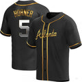 Custom #5 Black ATL Baseball Shirt Top