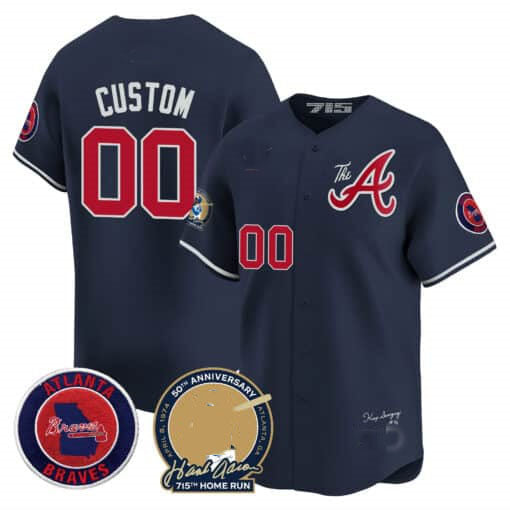 Custom ATL Baseball Shirt Top