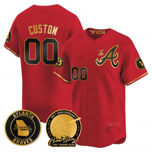 Custom ATL Baseball Shirt Top