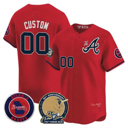 Custom ATL Baseball Shirt Top