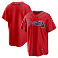 Custom Red ATL Baseball Shirt Top