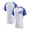 Custom White 2023 City Connect ATL Baseball Shirt Top