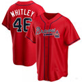 Custom #46 Red ATL Baseball Shirt Top