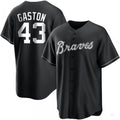 Custom #43 Black ATL Baseball Shirt Top