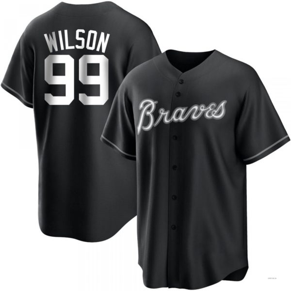 Custom #99 Black ATL Baseball Shirt Top