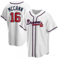 Custom #16 White ATL Baseball Shirt Top