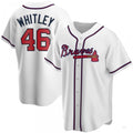Custom #46 White ATL Baseball Shirt Top