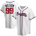 Custom #99 White ATL Baseball Shirt Top
