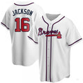 Custom #16 White ATL Baseball Shirt Top