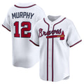 Custom #12 White ATL Baseball Shirt Top