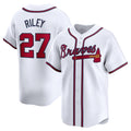 Custom #27 White ATL Baseball Shirt Top