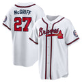 Custom #27 White 2023 Hall Of Fame ATL Baseball Shirt Top