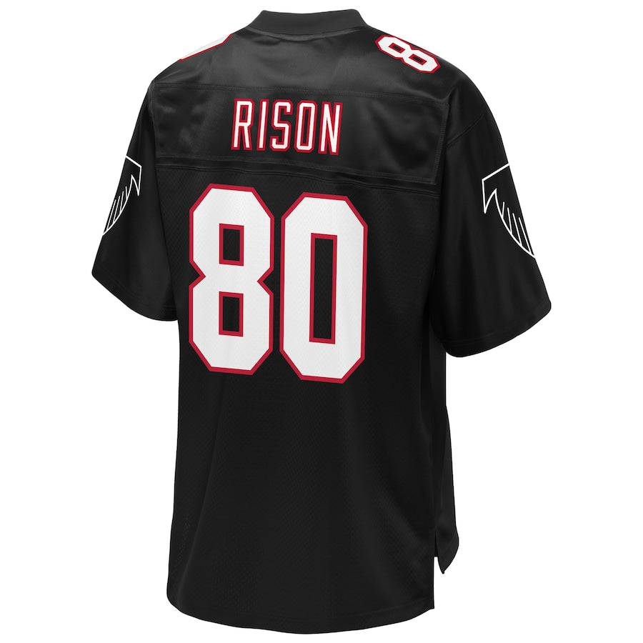 Custom #80 Black ATL Football Shirt Top