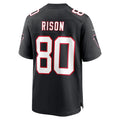 Custom #80 Black ATL Football Shirt Top