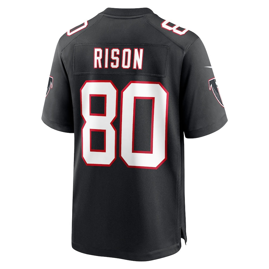 Custom #80 Black ATL Football Shirt Top