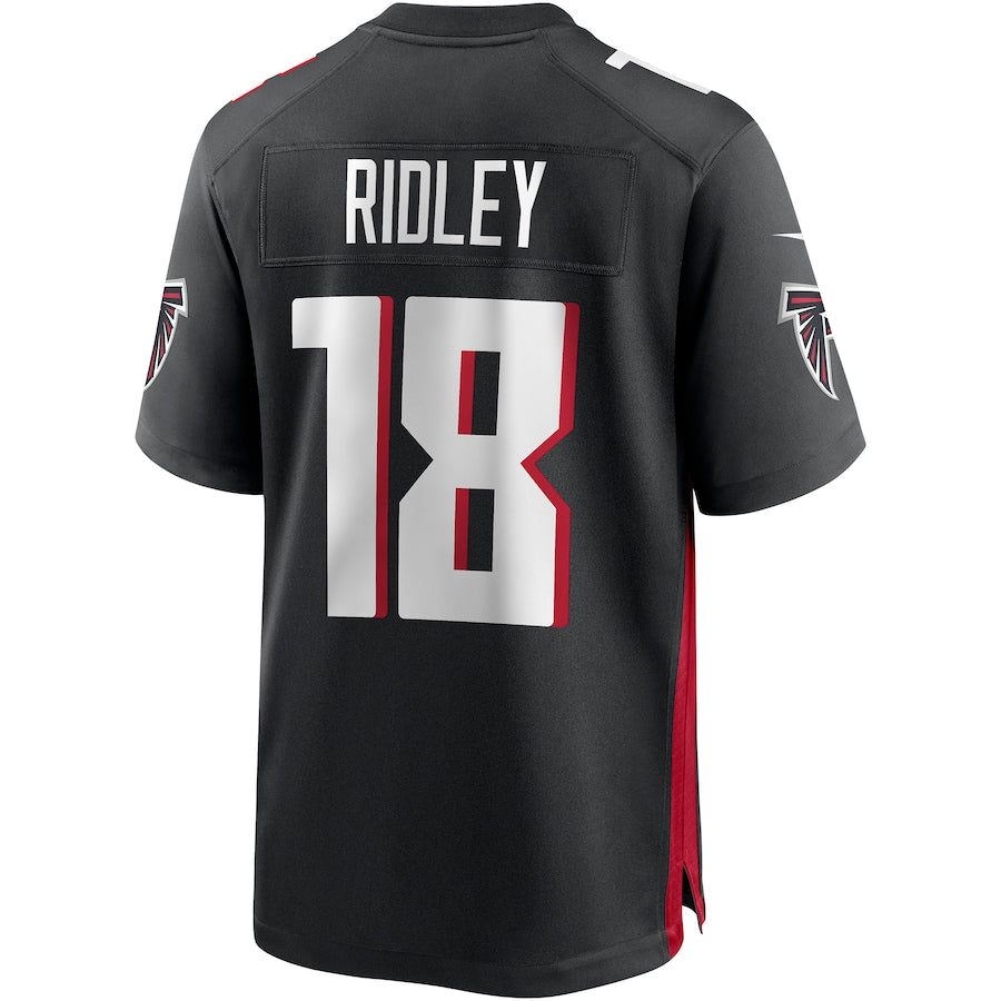 Custom #18 Black ATL Football Shirt Top