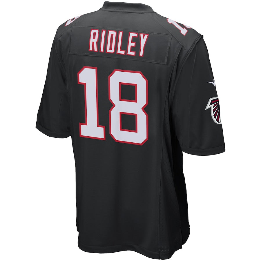 Custom #18 Black ATL Football Shirt Top