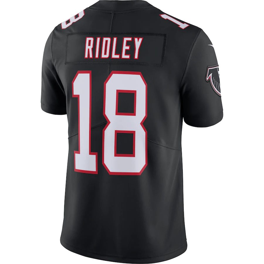 Custom #18 Black ATL Football Shirt Top