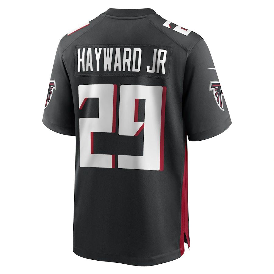 Custom #29 Black ATL Football Shirt Top