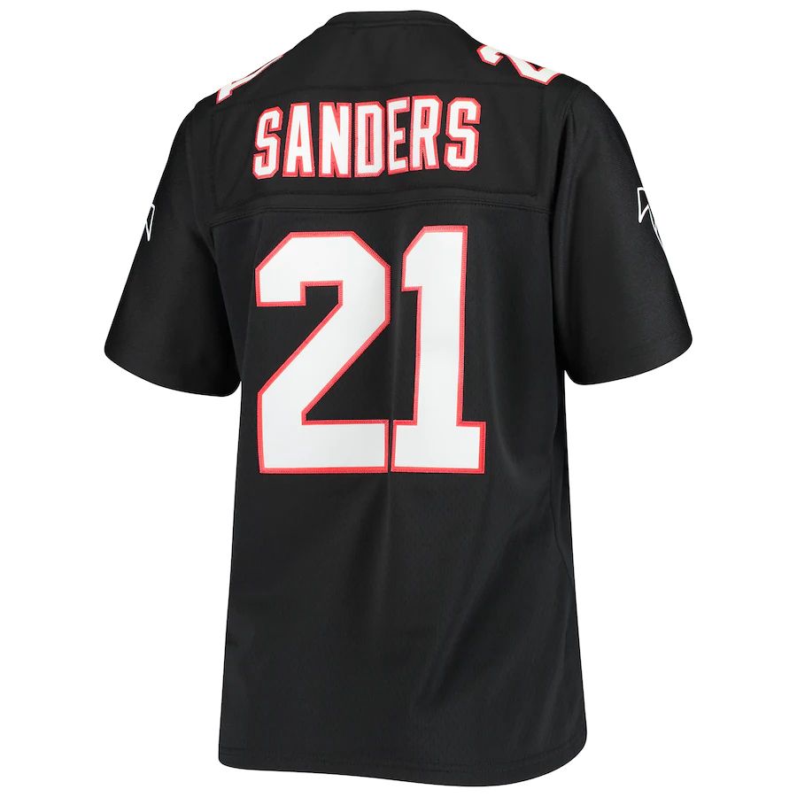 Custom #21 Black ATL Football Shirt Top