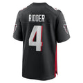 Custom #4 Black 2022 ATL Football Shirt Top