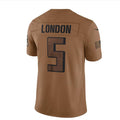 Custom #5 Brown 2023 ATL Football Shirt Top