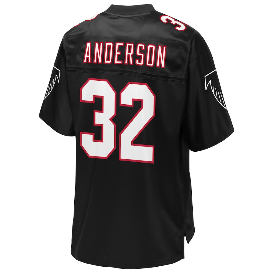 Custom #32 Black ATL Football Shirt Top