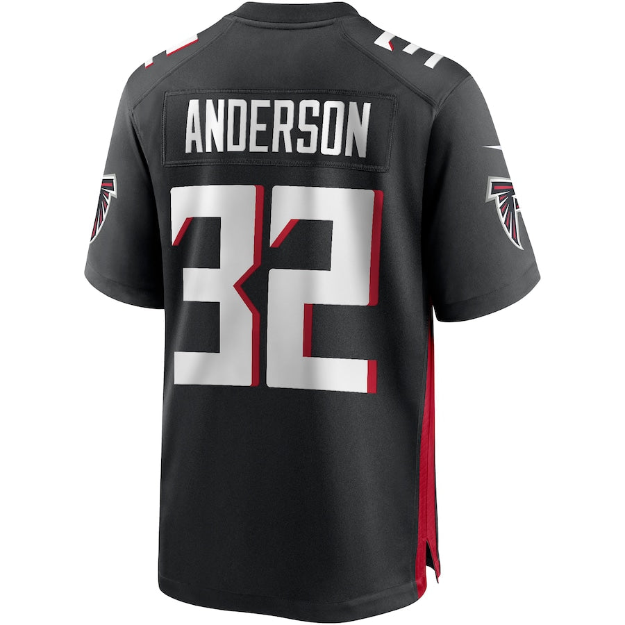Custom #32 Black ATL Football Shirt Top