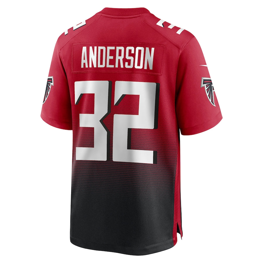 Custom #32 Red ATL Football Shirt Top