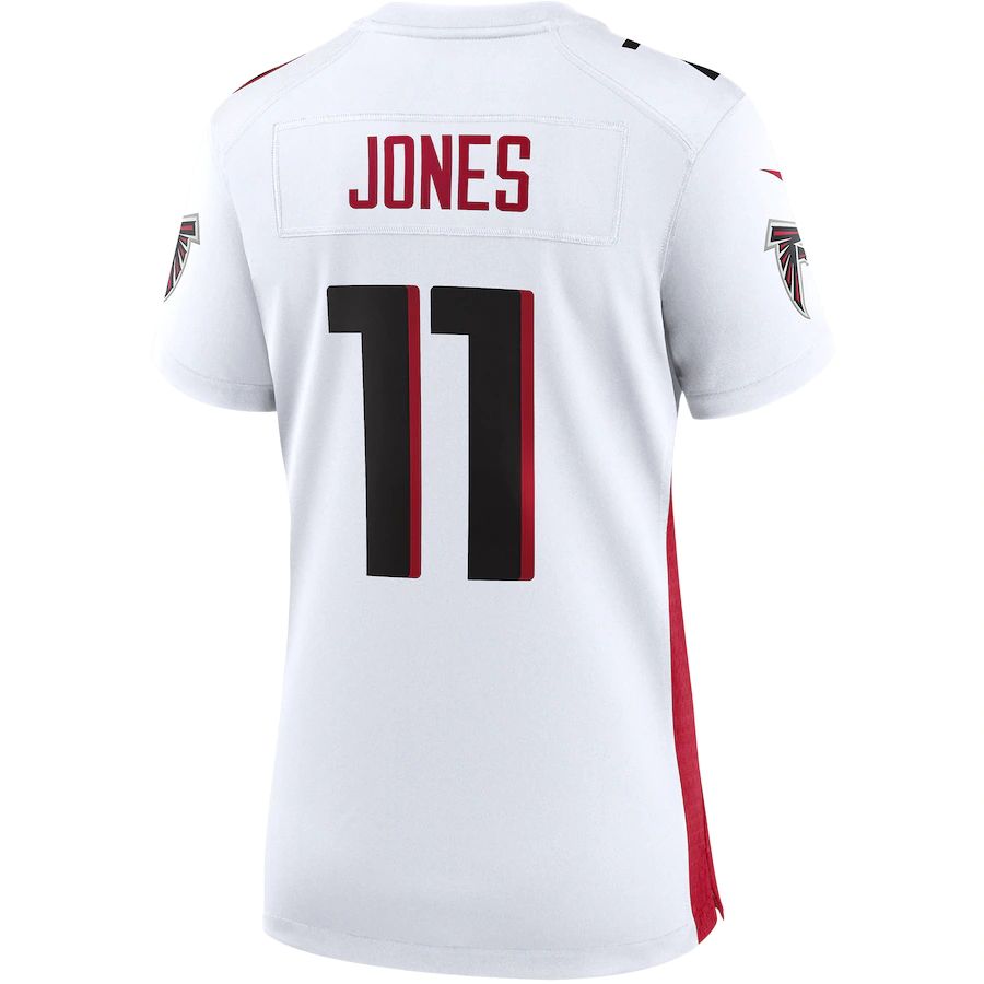 Custom #11 White ATL Football Shirt Top