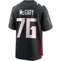 Custom #76 Black ATL Football Shirt Top