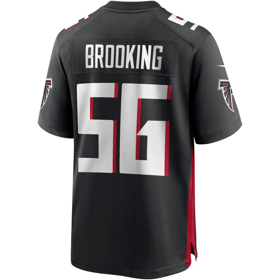 Custom #56 Black ATL Football Shirt Top