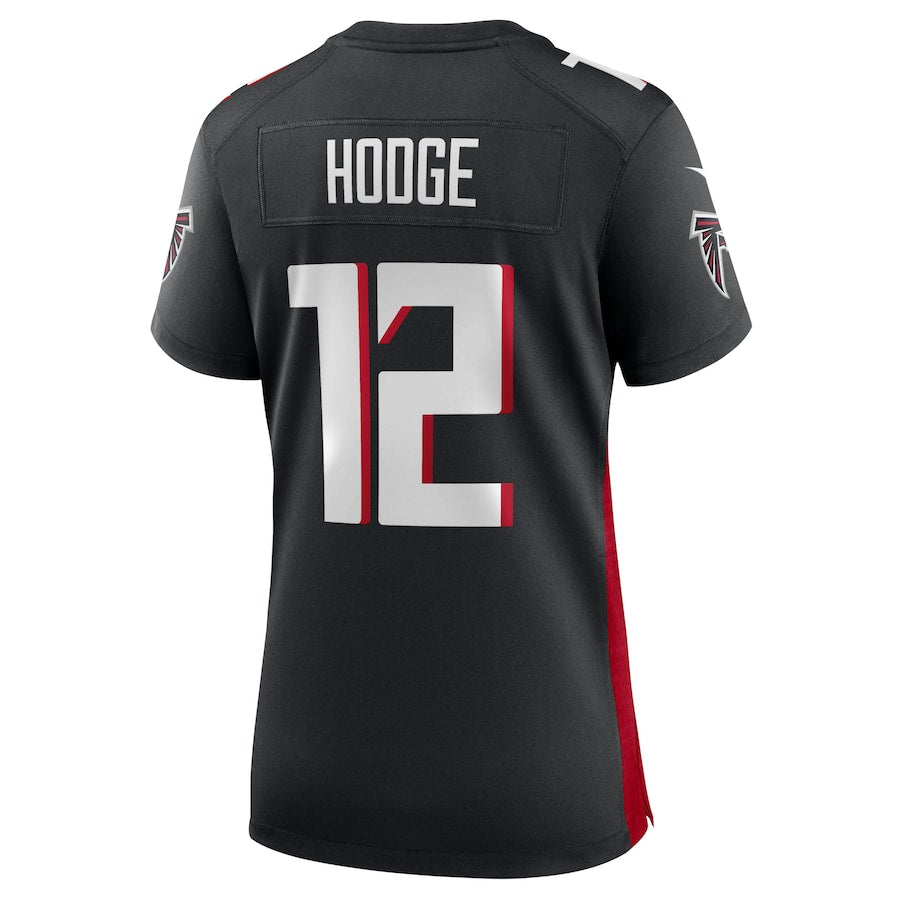 Custom #12 Black ATL Football Shirt Top
