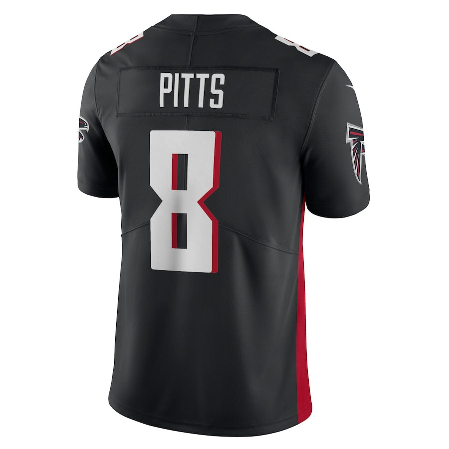 Custom #8 Black ATL Football Shirt Top