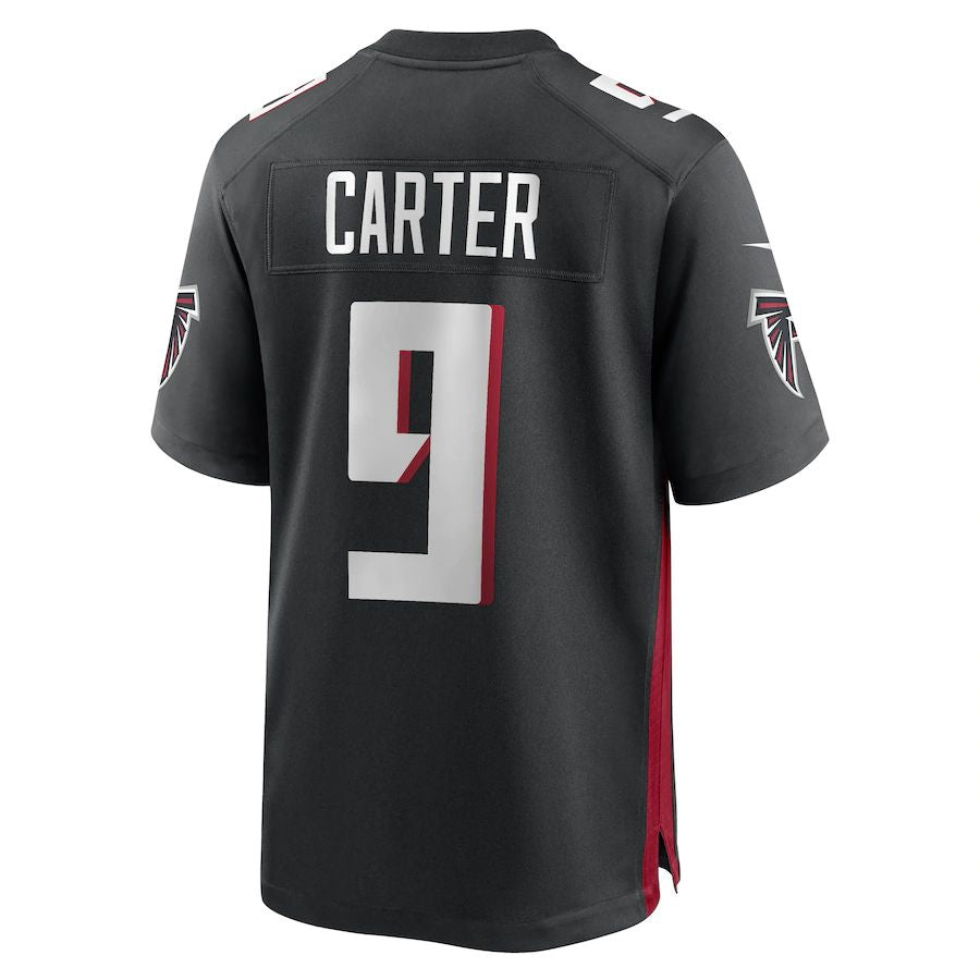 Custom #9 Black ATL Football Shirt Top