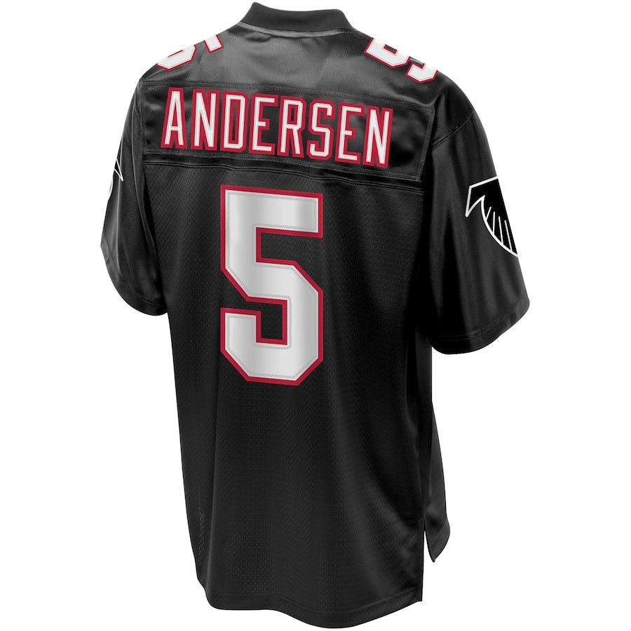 Custom #5 Black ATL Football Shirt Top