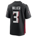 Custom #3 Black ATL Football Shirt Top