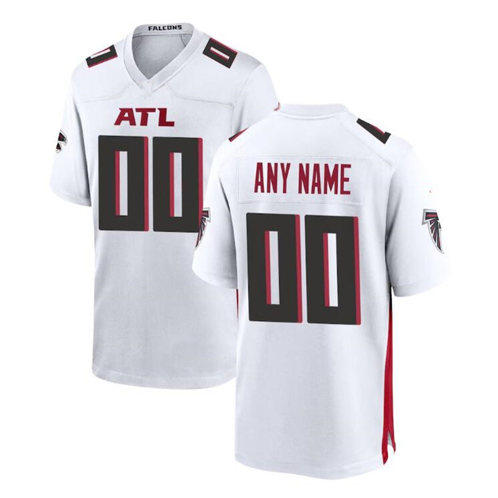 Custom White ATL Football Shirt Top