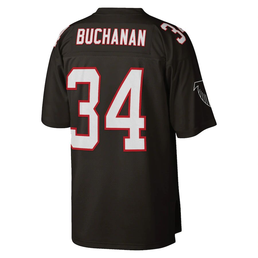 Custom #34 Black ATL Football Shirt Top