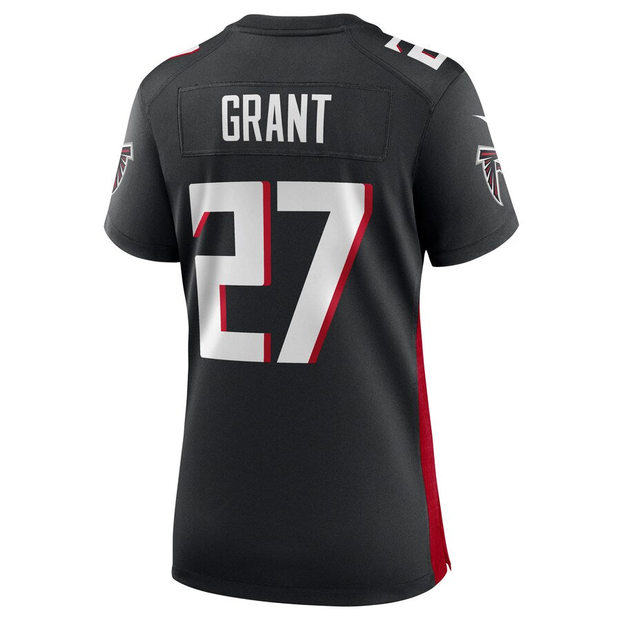 Custom #27 Black ATL Football Shirt Top