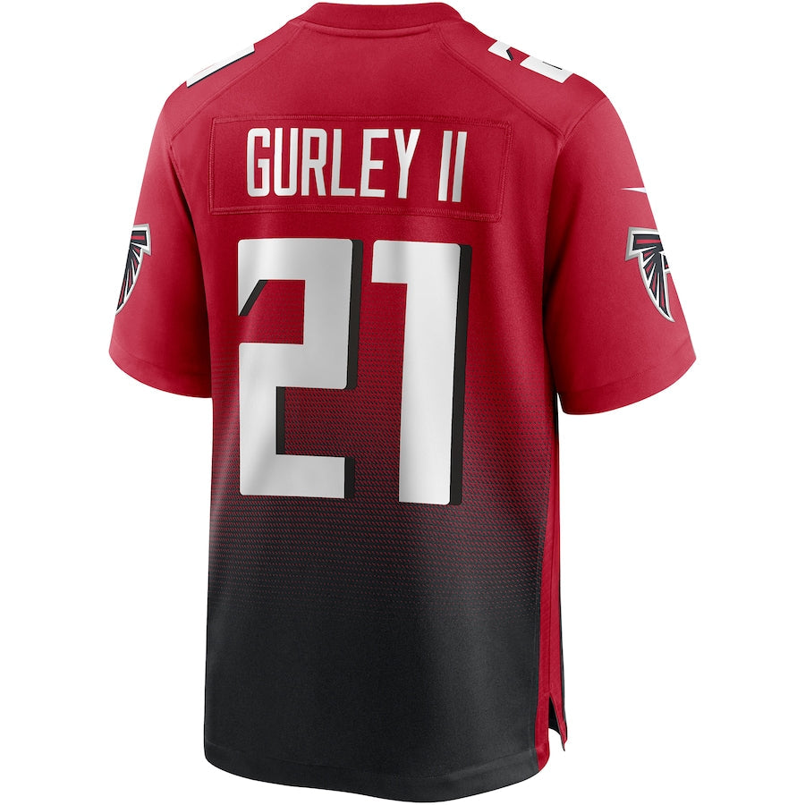 Custom #21 Red ATL Football Shirt Top