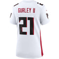 Custom #21 White ATL Football Shirt Top
