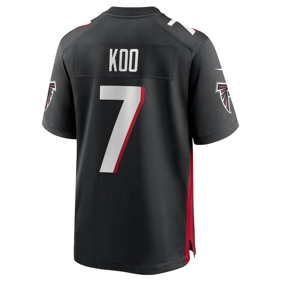 Custom #7 Black ATL Football Shirt Top