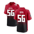 Custom #56 Red ATL Football Shirt Top
