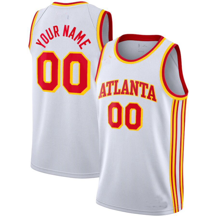Custom #21 White 2020 Basketball Shirt Top