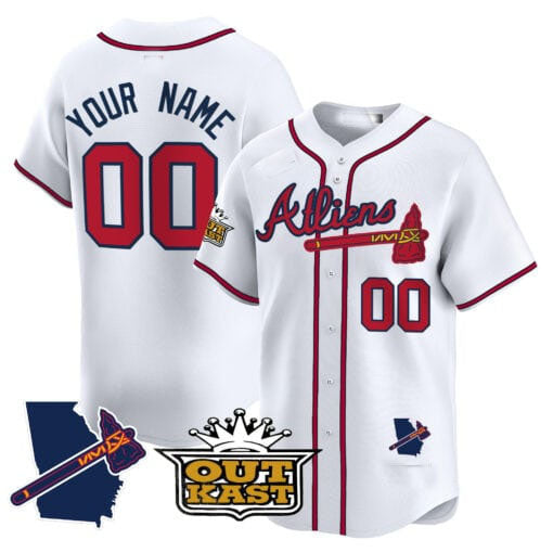 Custom ATL Baseball Shirt Top